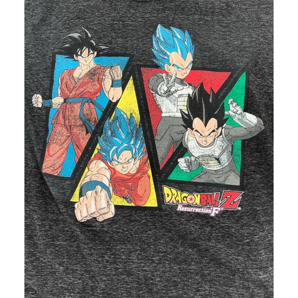Dragon Ball Z Resurrection F T-Shirt Mens M Short Sleeve Graphic Pullover Tee - Picture 3 of 4